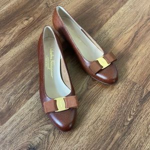 Salvatore Ferragamo Vara Bow Pumps